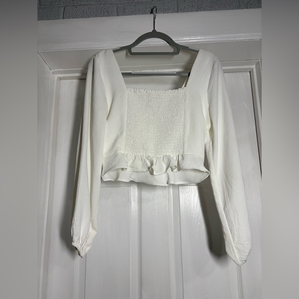 Altar'd State Off-White‎ Women's Blouse - Picture 3 of 5